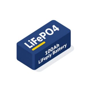 Литий-железо-фосфатный аккумулятор LiFePO4 100Ah для кемпинга и путешествий от компании АвтоМаг Кемпинг